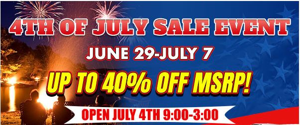 Huge 4th of July Sales Event at RV Value Mart!